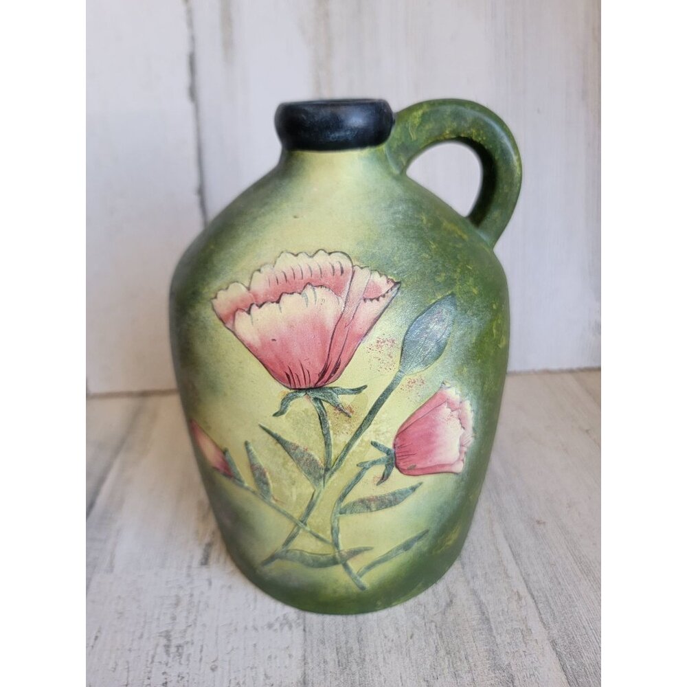 Bob's pottery Large jug romance‎ n' blooms Lang wise
